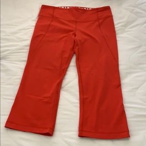 Lululemon Split Calf Capris pants tights workout